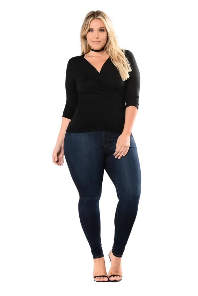 Plus Size Jeans High Waist Stretch Jeans