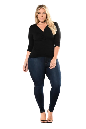 Plus Size Jeans High Waist Stretch Jeans