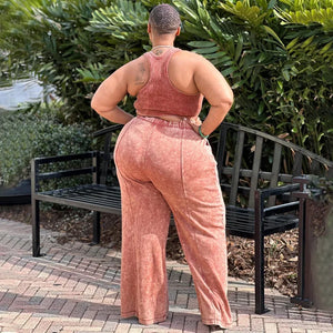 Plus Size Fashion Jogger Pants Set