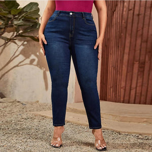 Women Jeans High Waist Plus Size