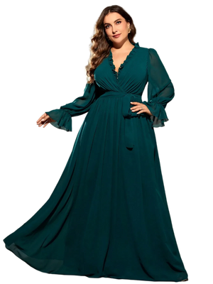 Sleeve Dress Evening Gown Ball