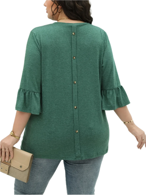 Solid High Low Hem Longline Top