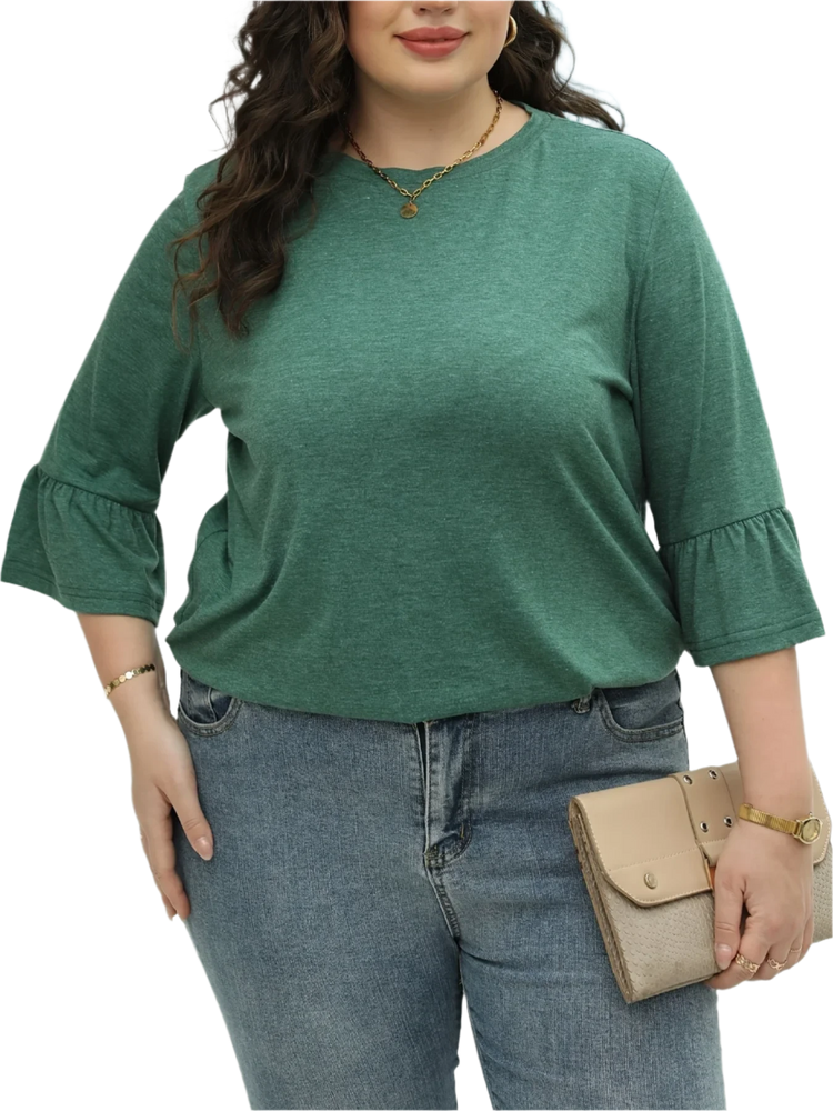 Solid High Low Hem Longline Top
