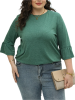 Solid High Low Hem Longline Top