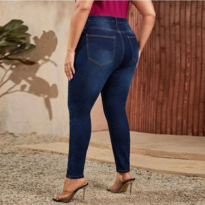 Women Jeans High Waist Plus Size