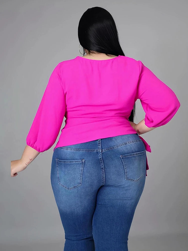 Ladies Tops Long Sleeve Blouses