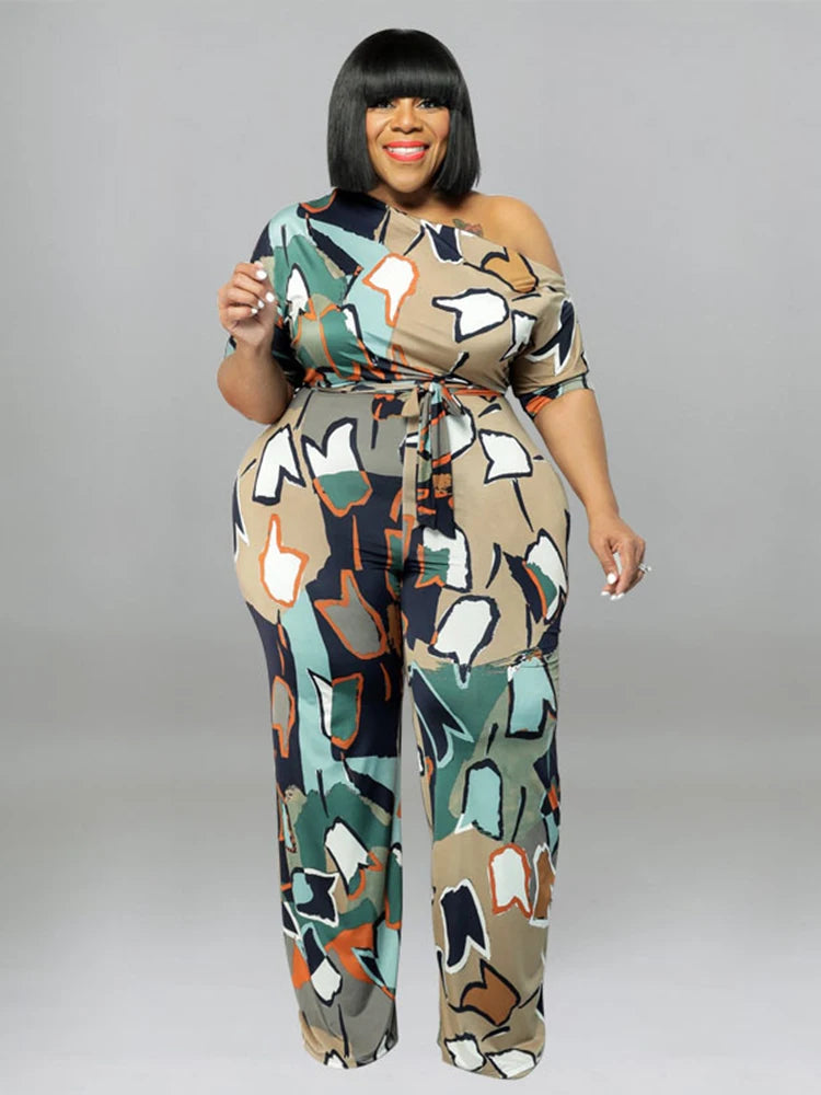 Plus Size Jumpsuit Summer Clothes