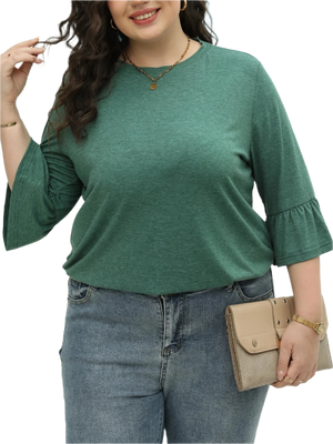 Solid High Low Hem Longline Top