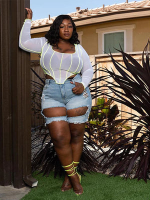 Plus Size Outwears Long Sleeve T-shirts