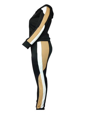 Plus Size Two pieces set Hooded