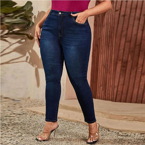 Women Jeans High Waist Plus Size